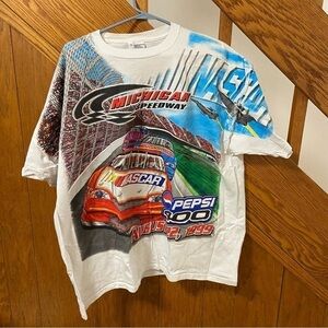 Nascar Michigan Speedway Vintage 1999 T-Shirt Size XL 100% Cotton